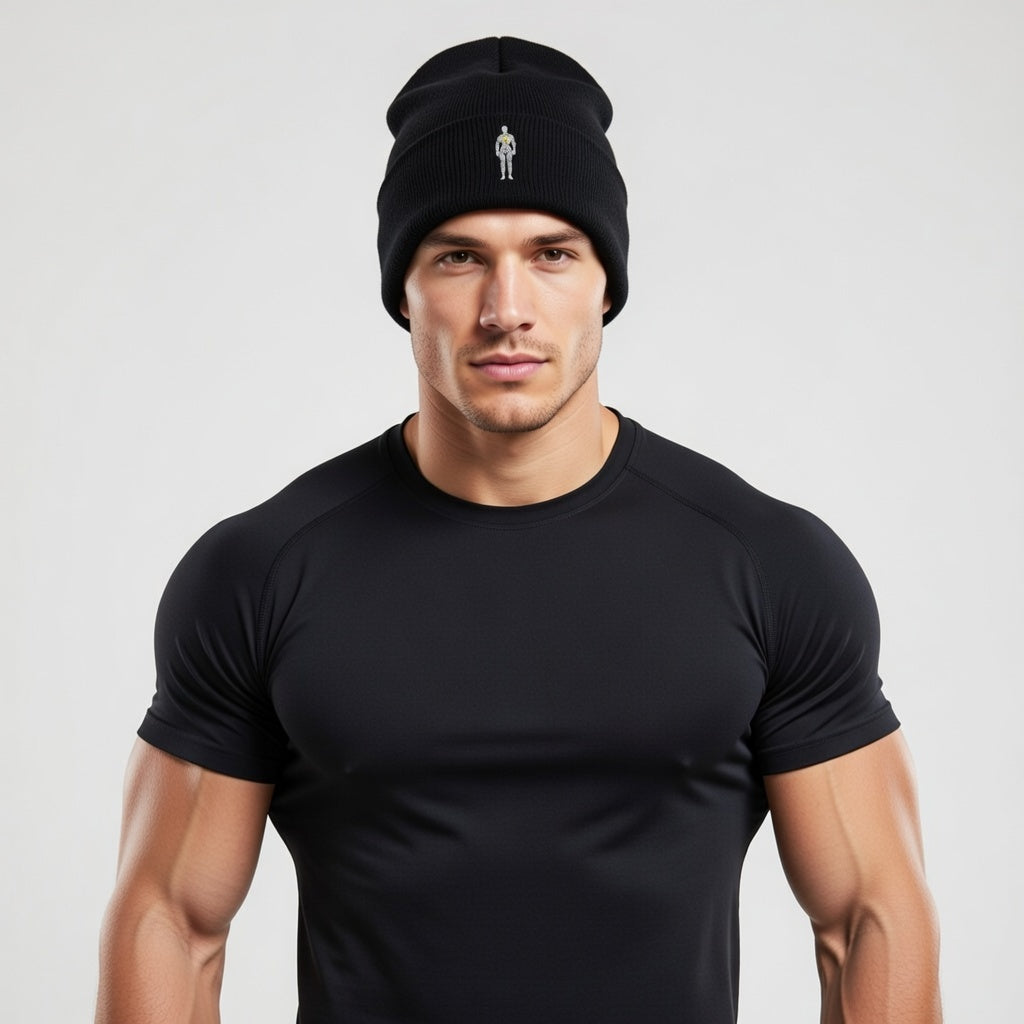 The "Lionheart" Anatomy Knit Beanie